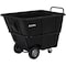 Global Industrial Heavy Duty Plastic Tilt Truck, 1/2 Cu. Yd. Cap, 1400 Lbs. Cap, Black 800352HD - alternate 1
